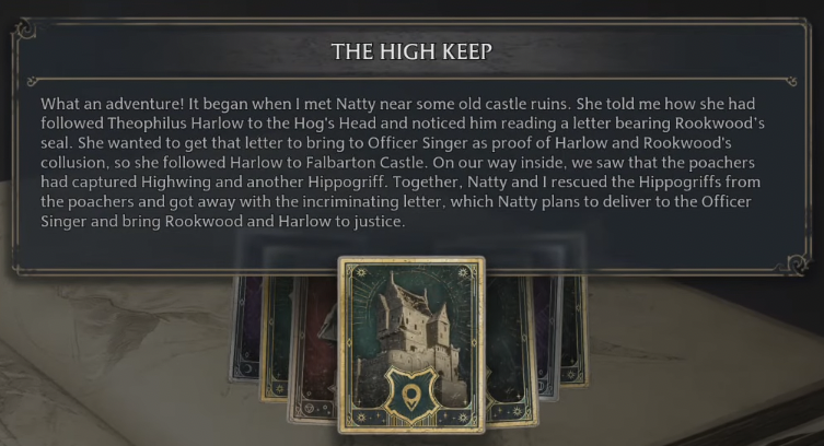 The high Keep Hogwarts Legacy extra Inventory slots